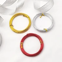 2 0mm 3mlot aluminum wire diy jewelry component accessories making bonsai bracelets crafts supplies
