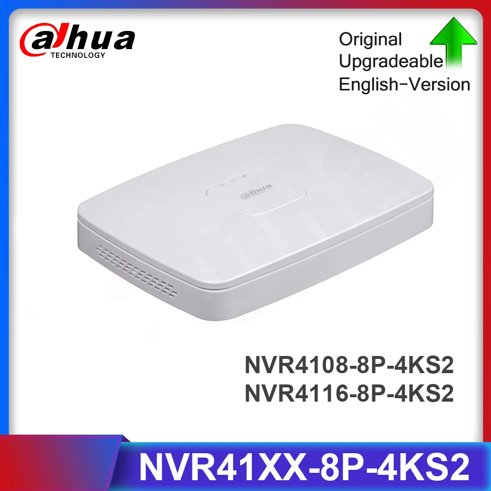Видеорегистратор Dahua сетевой 8/16 каналов 1U 8PoE 4K H.265 Lite|Видеорегистратор для