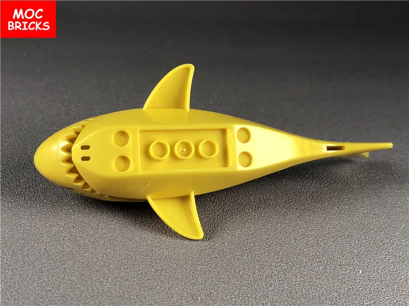 Конструктор MOC JM016 JM017 сделай сам 2 шт./лот новые фигурки животных большая акула