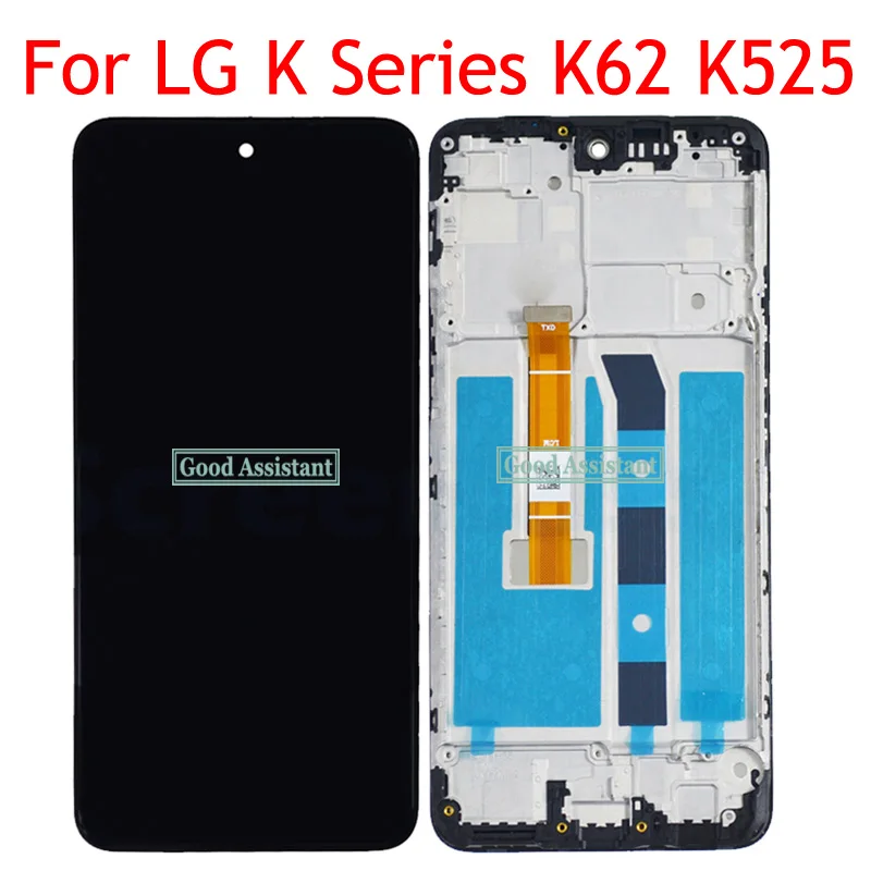 Черный 6 &quotдля LG серии K K62 2020 K525 K525H LMK525H LMK525 LM ЖК дисплей Дисплей кодирующий