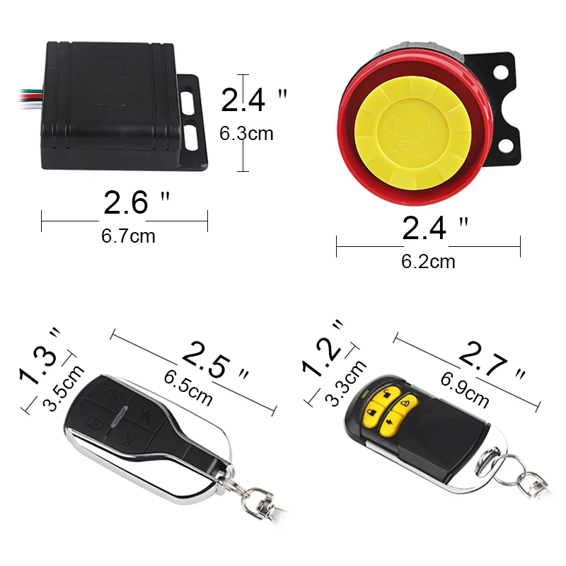 

Remote Control Alarm Motorcycle Security System Motorcycle Theft Protection Bike Moto Scooter Motor Alarm System