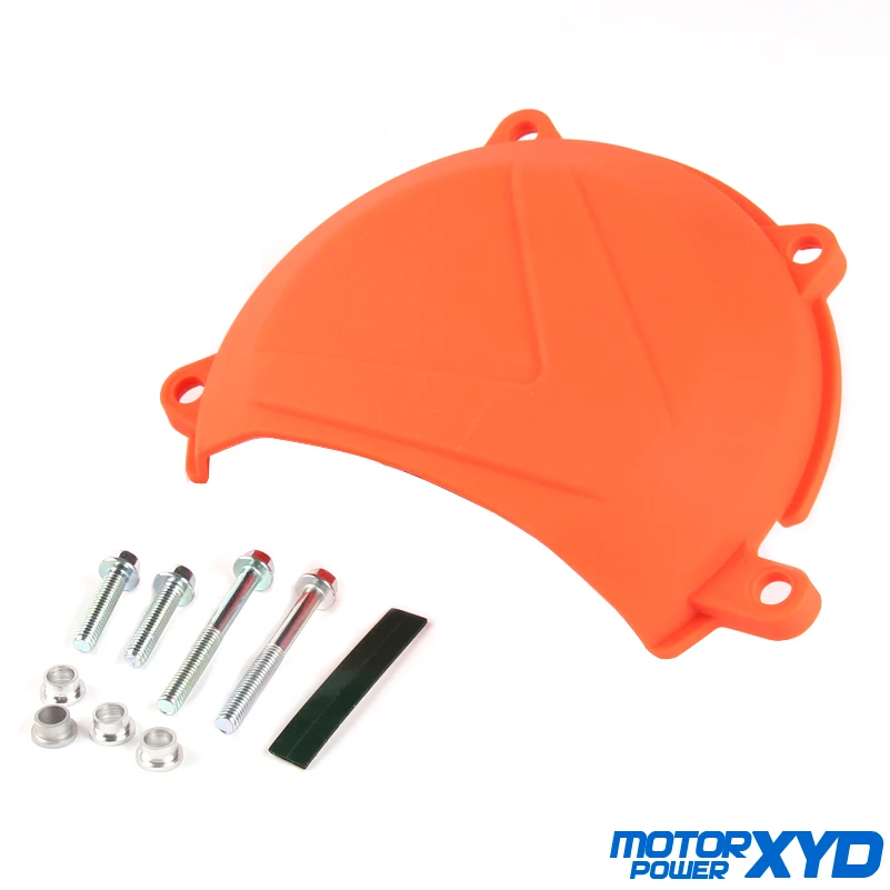Оранжевая пластиковая крышка сцепления двигателя защита для EXC XCW 450/500 2012 2016 SXF XCF