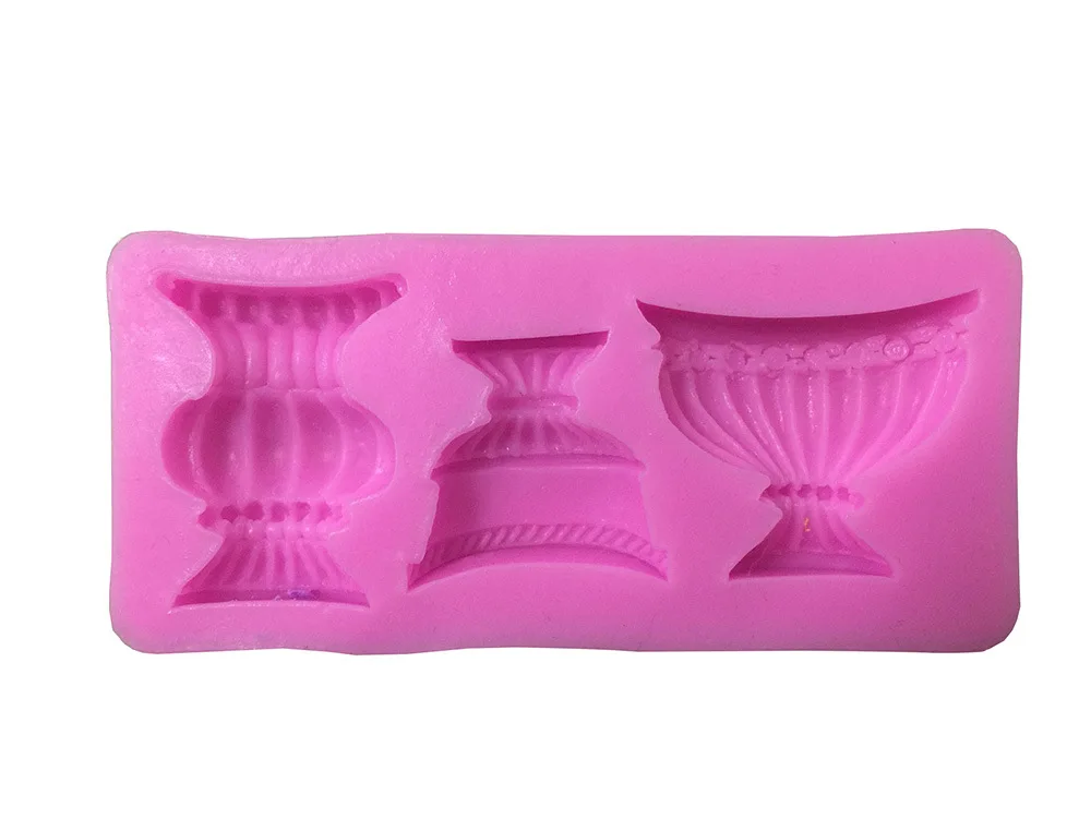 

DIY European style decorative vase liquid silicone mold fondant cake mold baking E136