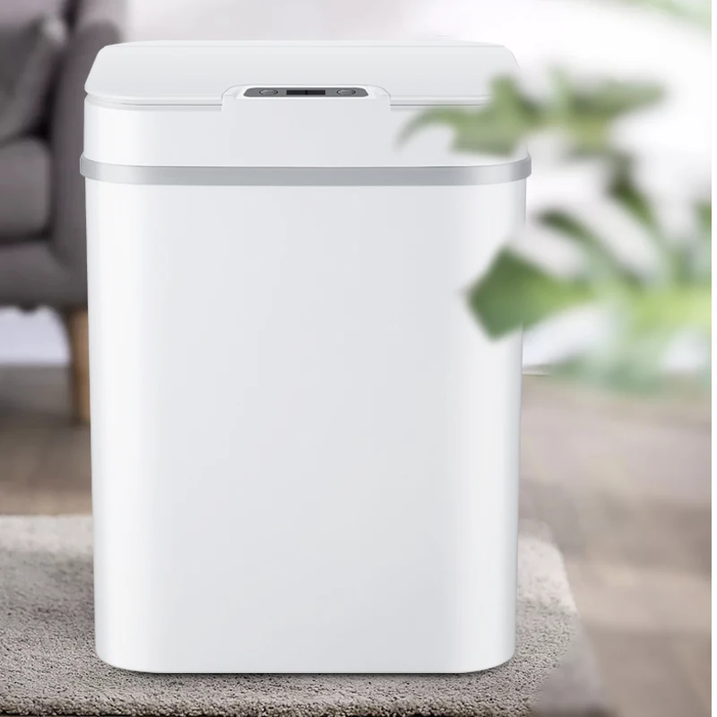 Умный мусорный ящик для гостиной ванной комнаты кухни креативная Автоматическая Индукционная крышка ремня