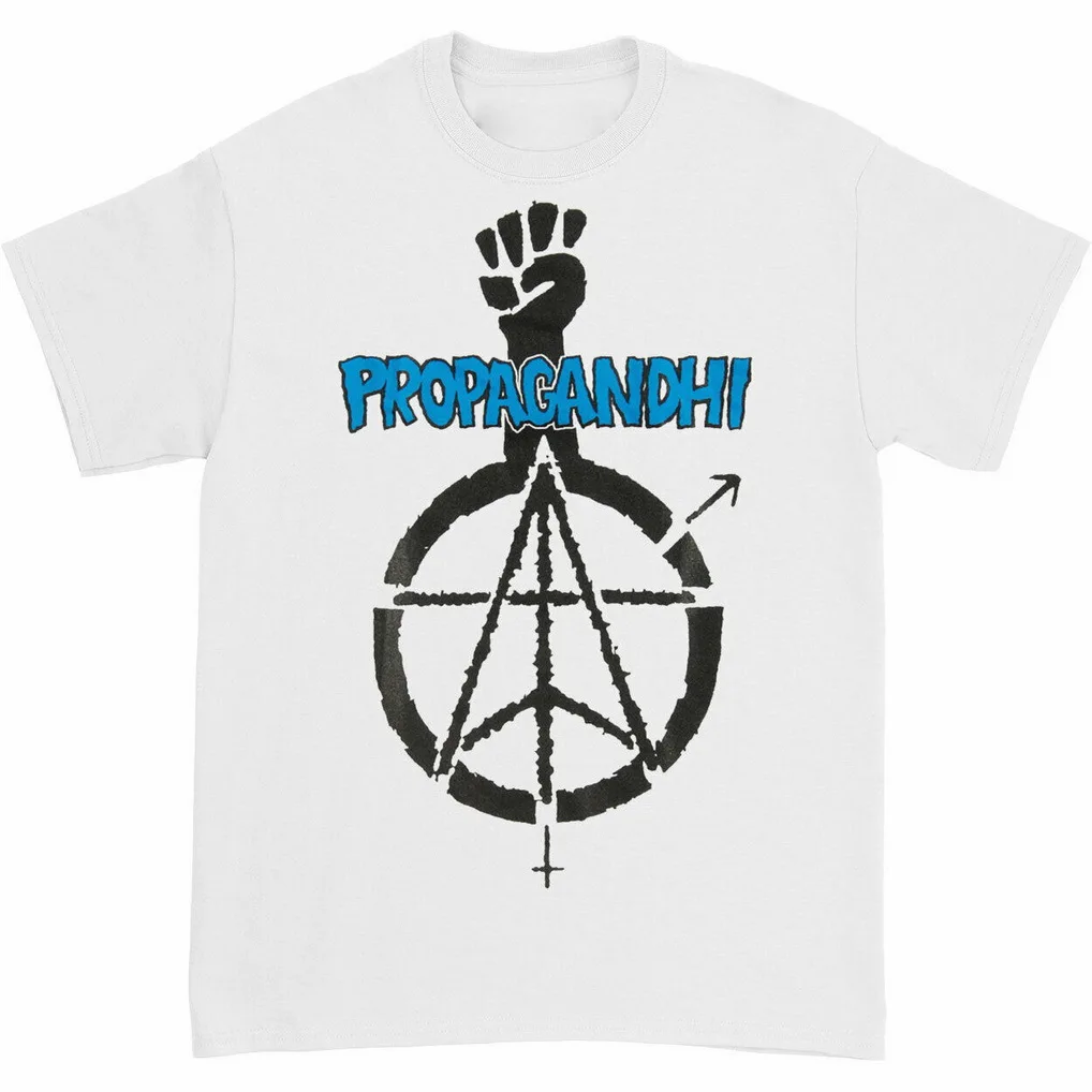 

Propagandhi Men's Fist T-Shirt White TEE Shirt High Quality Casual Printing