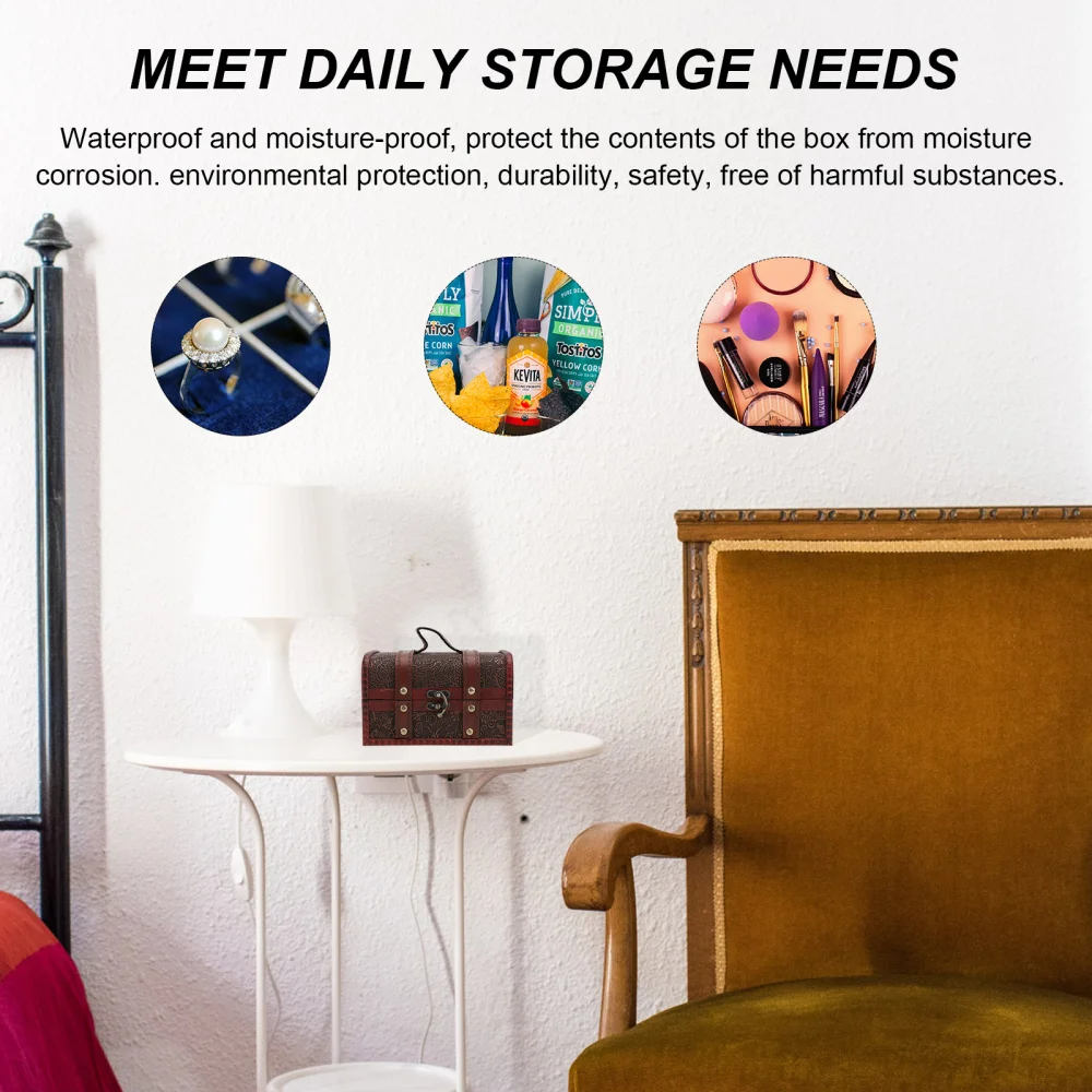 

1Pc Retro Artware Adornment Decorative Jewelry Storage Box Jewelry Box