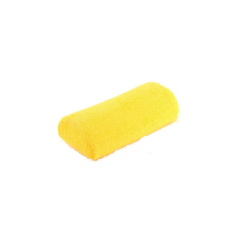 yellow 1 шт., маникюрные подставки для рук, мягкая подушка, держатель для ногтей, моющаяся ручная Подушка, губка для запястья, подушка для маникюра, инструмент для дизайна ногтей, аксессуары - Цвет: yellow