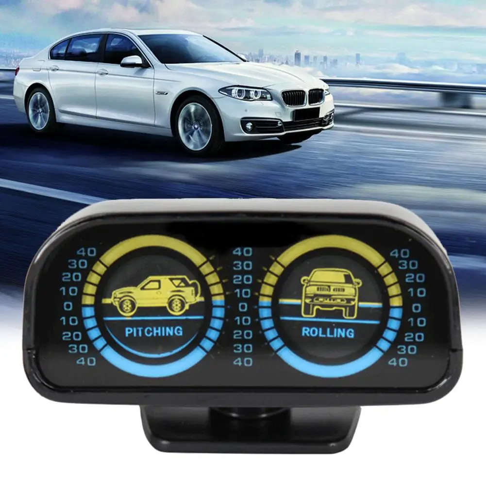 

Автомобильный Регулируемый Компас, балансир, счетчик наклона, Тахометр для внедорожника, SUV, балансир, измеритель, автомобильные аксессуары