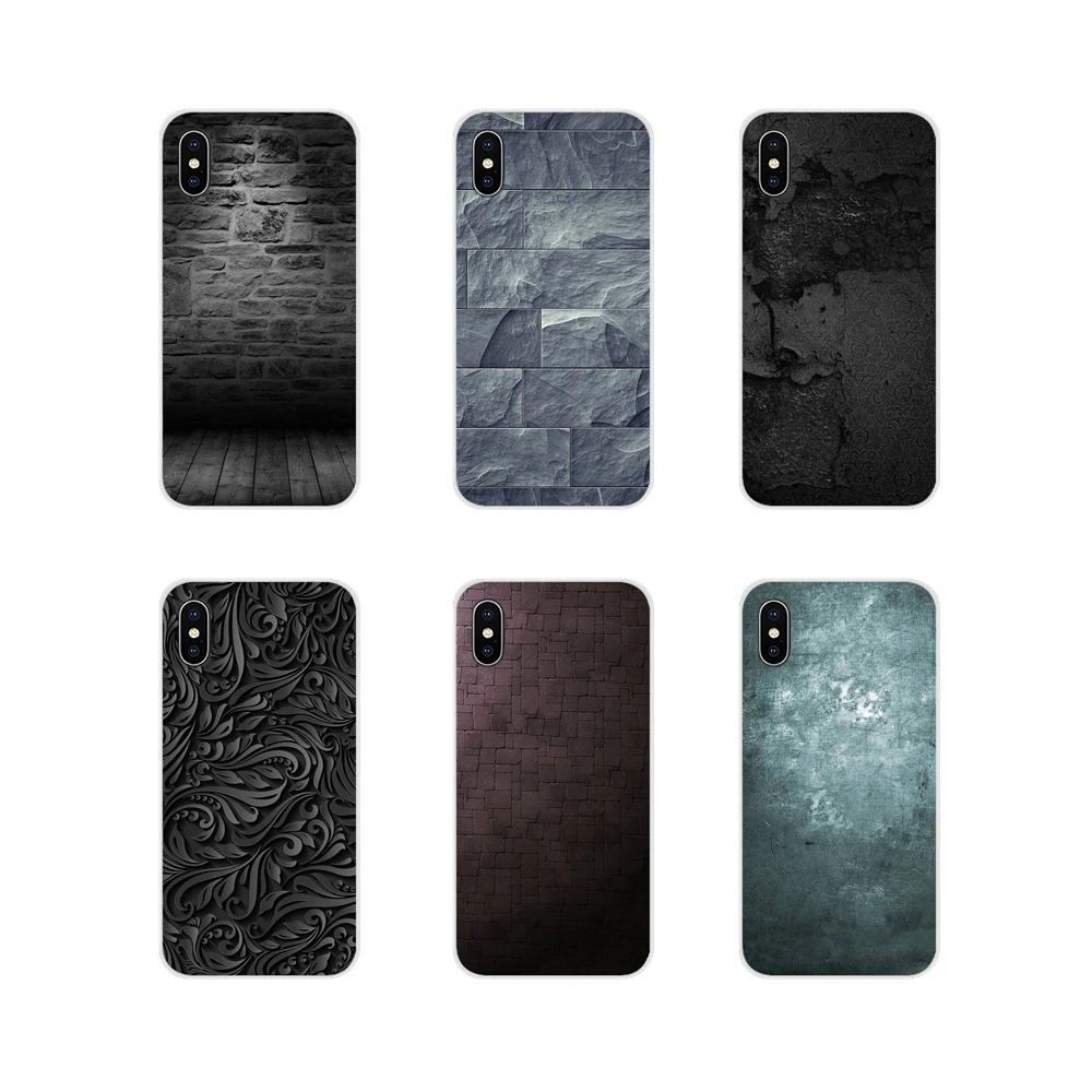 Темно-серые настенные текстурные аксессуары чехлы для телефонов Apple IPhone X XR XS 11Pro