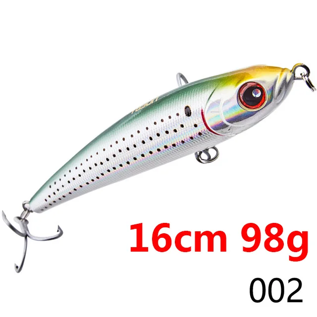 16002 Hunthouse GT stickbait Тонущая приманка карандаш морская жесткая приманка для рыбалки Троллинг приманка Тунец Морская рыбалка Япония крюк Сделано noeby - Цвет: 16002
