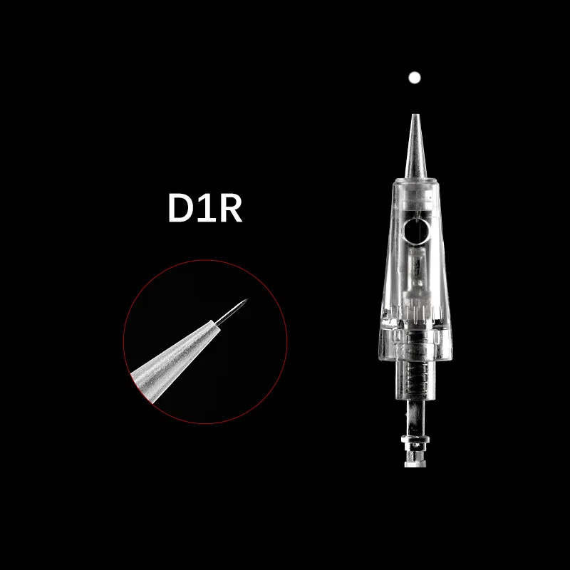 Dr. Ручка Дерма роторная машина микро игла 9 pin/12 pin/36 pin/нано картридж Замена для Дерма Ручка микро иглы татуировки - Габаритные размеры: D1R