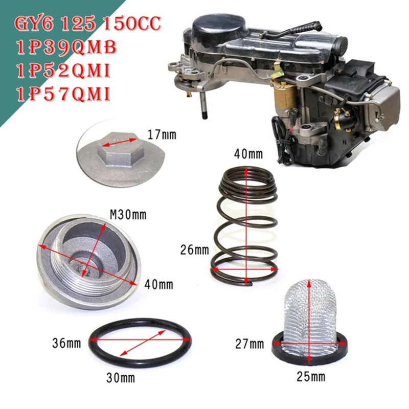 

Hot sale Engine Kits Parts Auto Car Styling Car Accessories Camping Oil Drain Screw Scooter 50 80 50cc to 150cc 125/150