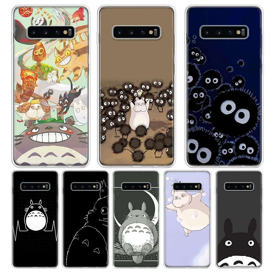 Милый чехол для телефона Totoro Ghibli Miyazaki аниме Samsung S6 S7 S8 S9 S10 S10E S11 S11E J42018 J62018 J82018
