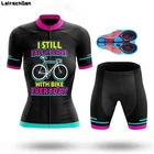 SPTGRVO Модный женский комплект велосипедной одежды, велосипедная одежда, женская рубашка с коротким рукавом, брюки, костюм, женская одежда для велосипеда