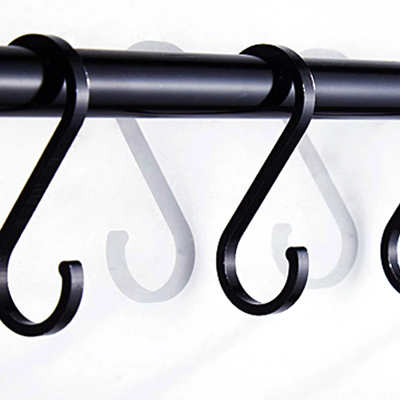 60 cm Kitchen Rail Rack Wall Mounted Utensil Hanging Space Aluminium Hanger Tool Storage Shelf | Дом и сад