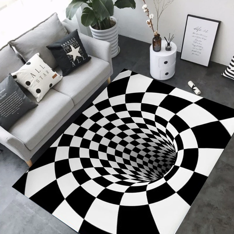

3D Print Area Rugs Nordic Soft Carpet Flannel Creative geometry Mat Antiskid Large size Rug Carpets for Living Room Decor