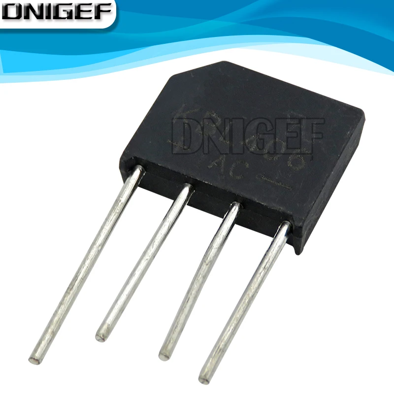 2 шт. однофазный диодный мост-выпрямитель KBL406 KBL610 KBL608 |