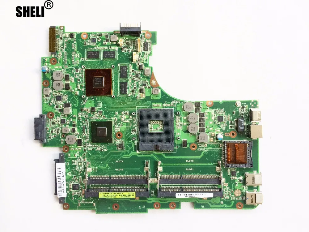 

Материнская плата 60-N4PMB1300-B02 N53SV REV: 2,2 4 DIM с GT550M 2G GPU 90R-N4PMB1300Y для ноутбуков ASUS N53SN
