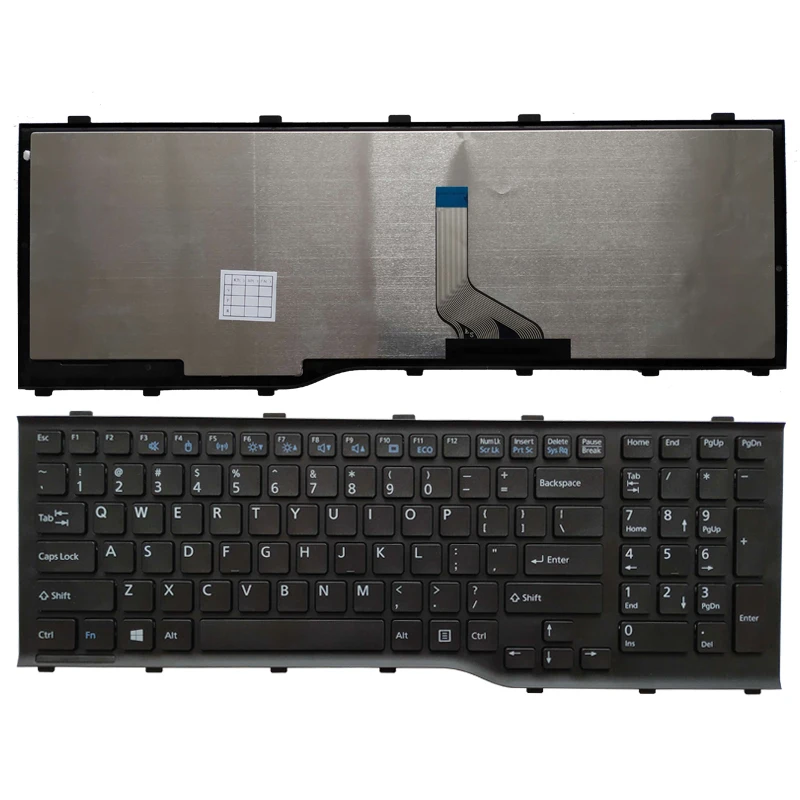 

Новая клавиатура для ноутбука Fujitsu Lifebook AH532 A532 N532 NH532 MP-11L63US-D85 Series US черная