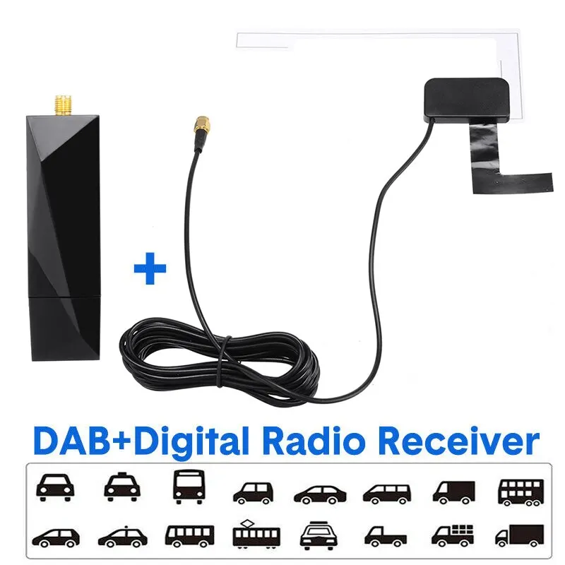 USB ключ цифрового аудио вещания для Android DAB + Автомобильный цифровой радиоприемник
