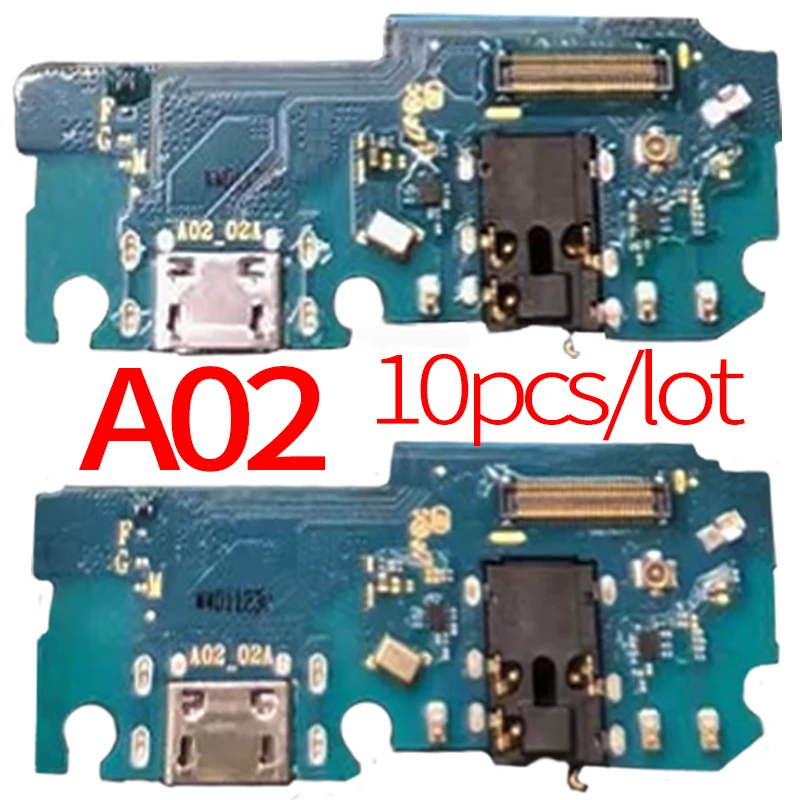 

10pcs Original Charger Port Dock Board For Samsung Galaxy A02 A022 USB Charge Charging Board Port Dock Flex Cable A022F
