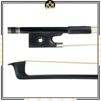 44 new violin bow carbon fiber violin bow for 44 violin ebony frog for beginner and students violin parts accessories