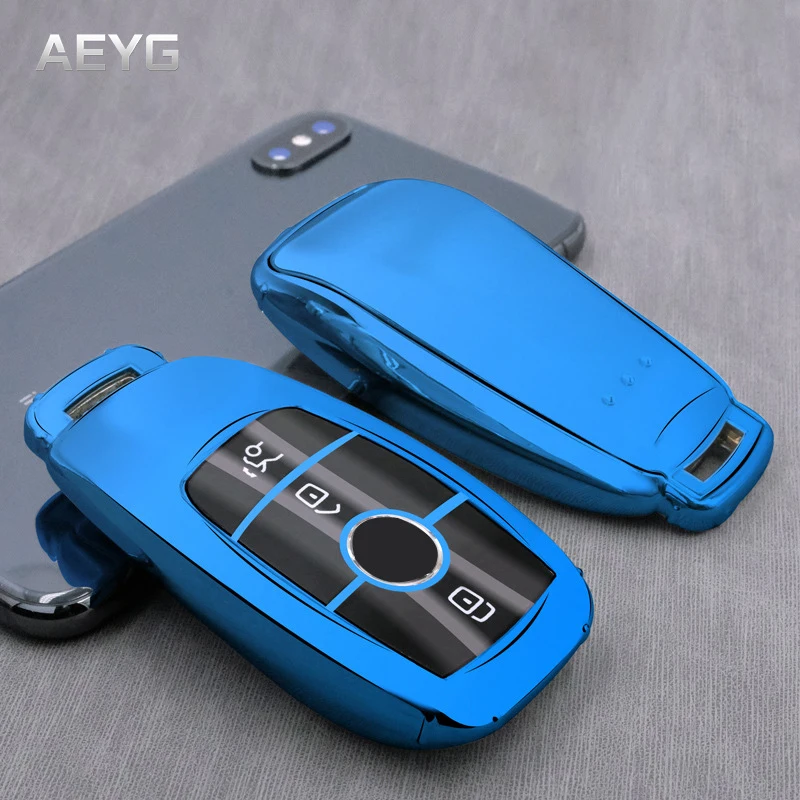 

Soft TPU Car Key Case Cover Protector Fob For Mercedes Benz CLA GLA GLC GLE GLS W177 A C E S Class W213 W205 W222 X167 G63 AMG