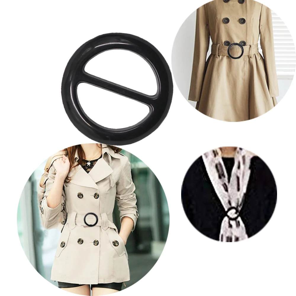 Ремень из смолы пряжка для женщин платье шарфы одежда футболка застежка кольцо