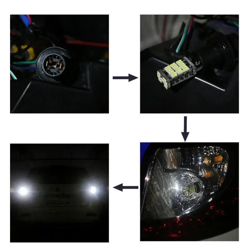 Светодиодсветодиодный автомобильная лампа T15 921 W16W 45 SMD 4014 дополнительная Canbus
