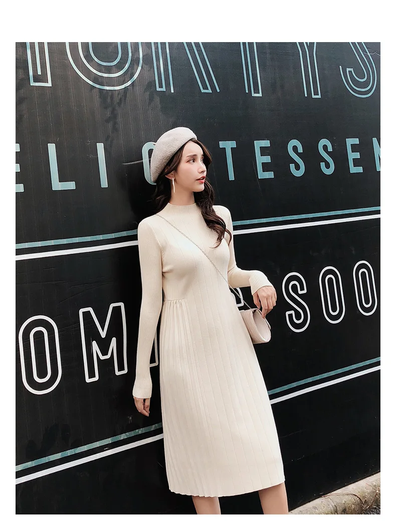 Afei Тони Для женщин Платья свитеры беременности и родам одноцветные женские туфли