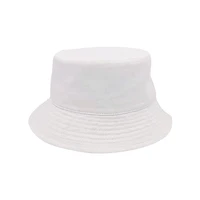 summer sun hat solid color bucket hat black white unisex fashion outdoor fisherman hat hat bucket caps for man and woman
