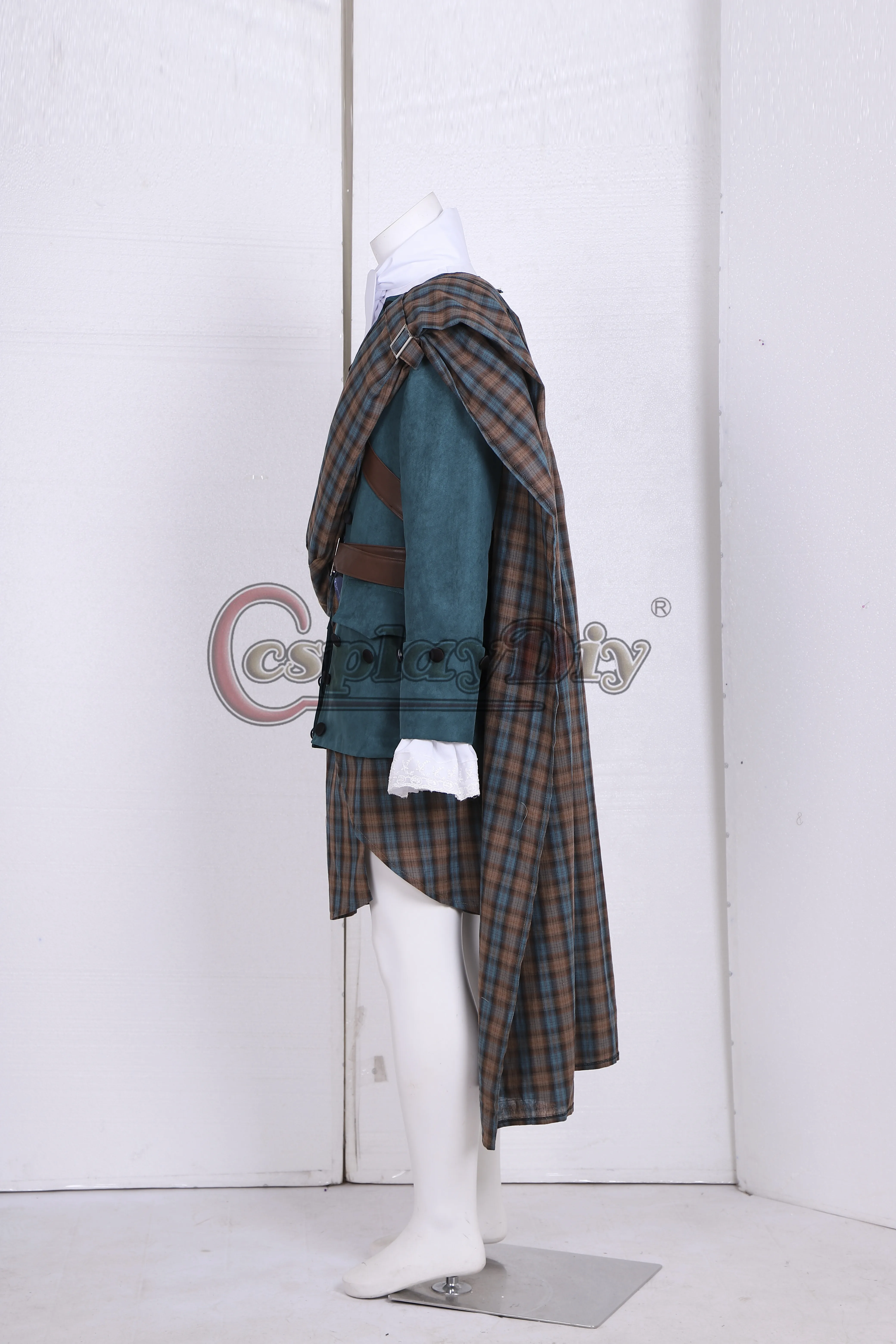 Cosplaydiy заказной Outlander Джейми Фрейзер Косплей Костюм для взрослых Хэллоуин наряд