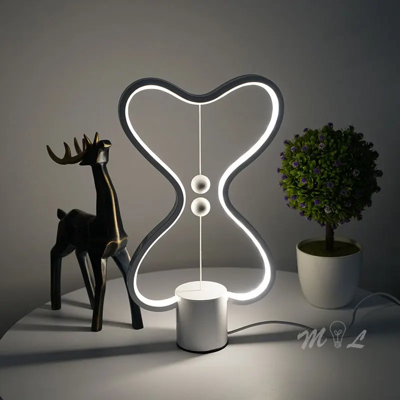 Цветная балансировочная лампа Хэн USB ночсветильник 7 цветов сменсветильник свет