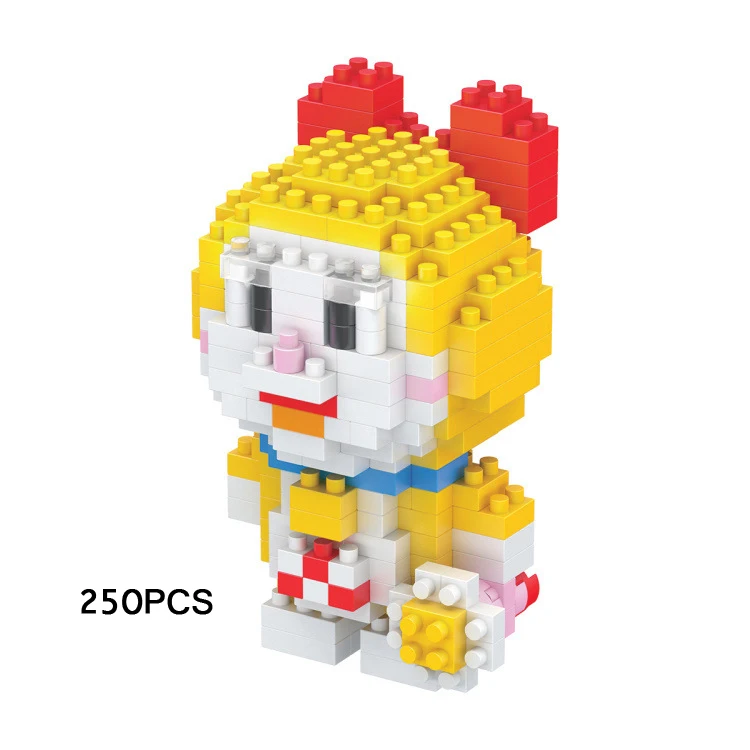 Японские Классические Мультяшные фигурки Дораэмон микро алмаз блок дорами ноби