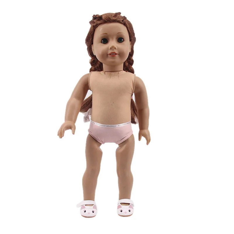 Балетки в виде зайчика/котенка 4 цвета подходят для 18-дюймовых американских кукол