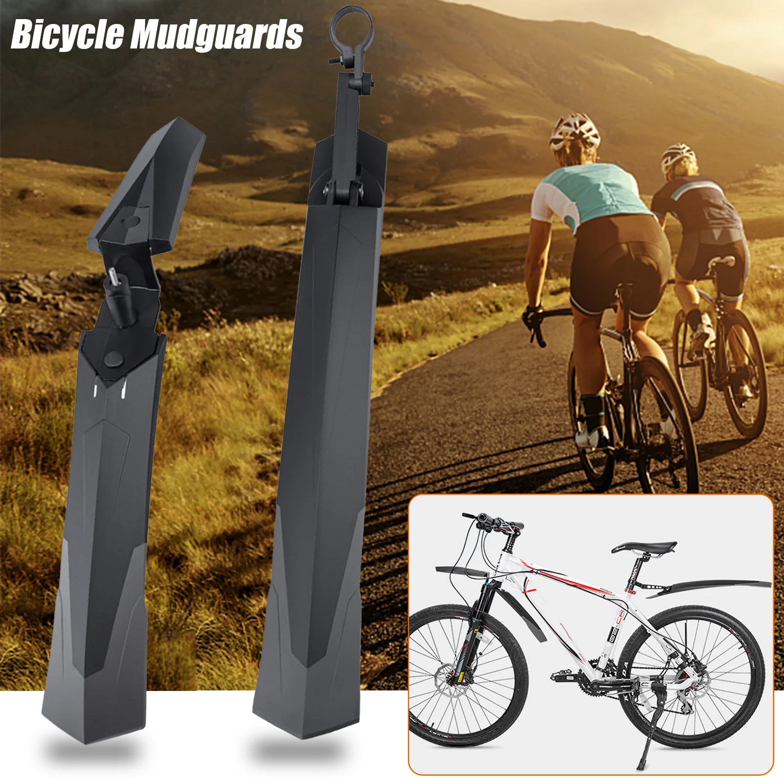 Комплект велосипедных брызговиков быстросъемные крылья для горных велосипедов
