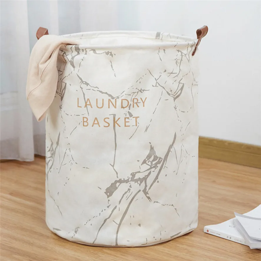 Новая Домашняя большая корзина для хранения белья 1 шт. парусина игрушек корзины