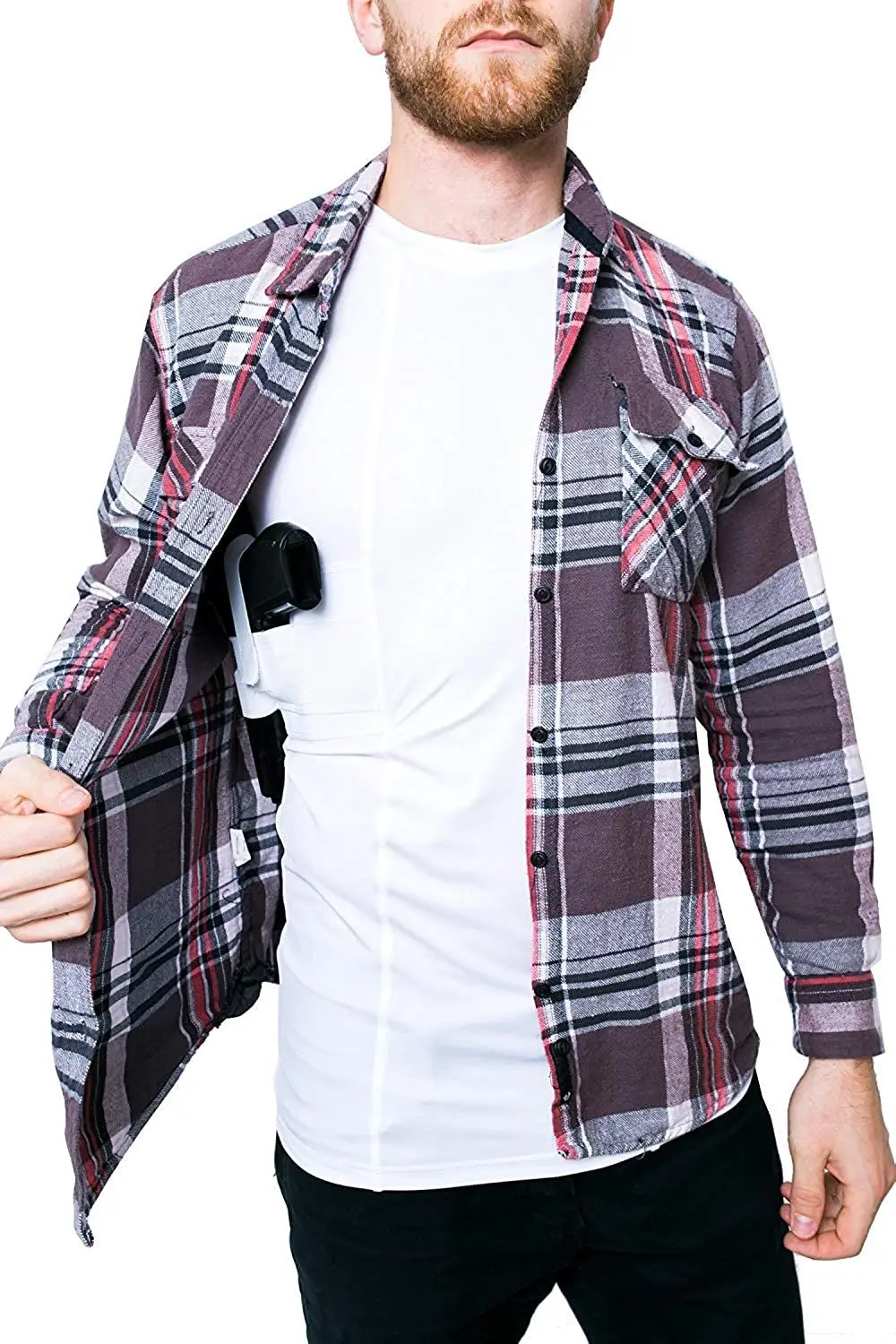 LOVESLF маскирующая Мужская футболка Wo майка рубашка с круглым вырезом кобура для