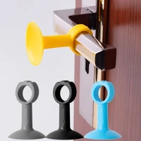 punch free silicone door stopper bathroom door rear silent collision protection door handle crash pad door bedroom door stop