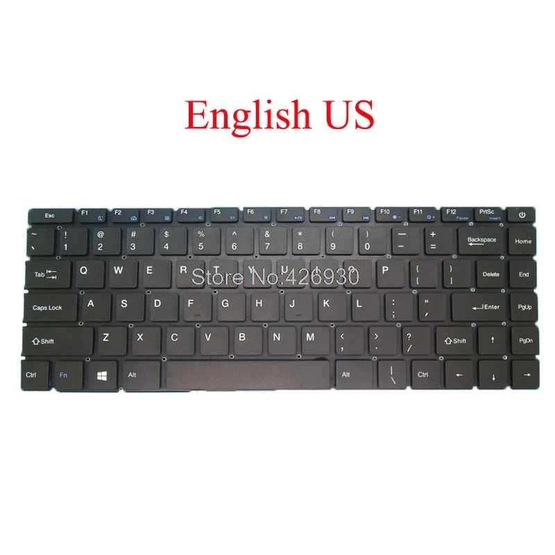 

Клавиатура ноутбука MB3081003 YXT NB93-126 93-126 английский США в итальянском стиле черные без рамки 98% Новый