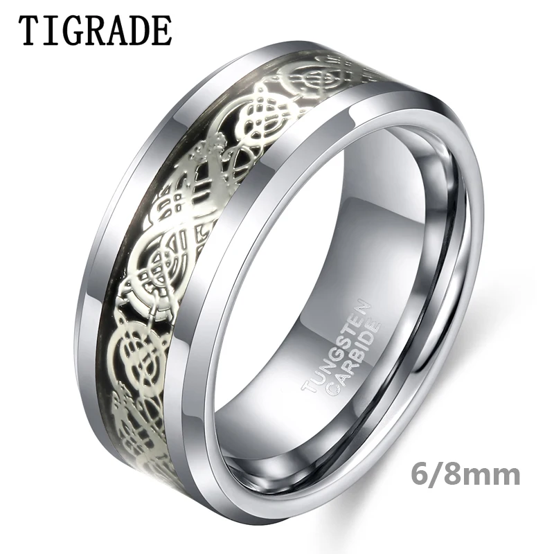 Кольцо мужское из карбида вольфрама 6/8 мм|ring wedding|wedding bandtungsten carbide ring |