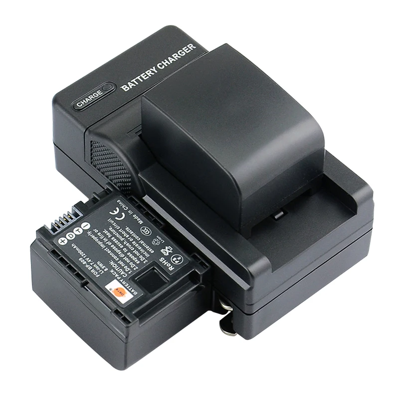 4 шт. 1200 мАч 7 V BP-809 BP-808 BP809 DSTE Камера Батарея Зарядное устройство для Canon HF10 HF100 HF11 HG20