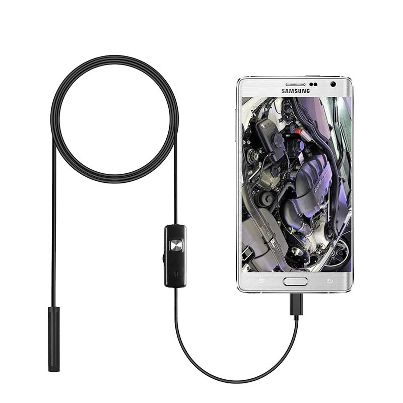 

AN97 Android Endoscope 5.5mm 6LED 1m/1.5m/2m/3.5m/5m/10m Cable Inspection Borescope Micro USB Endoscope Camera for PC Smartphone