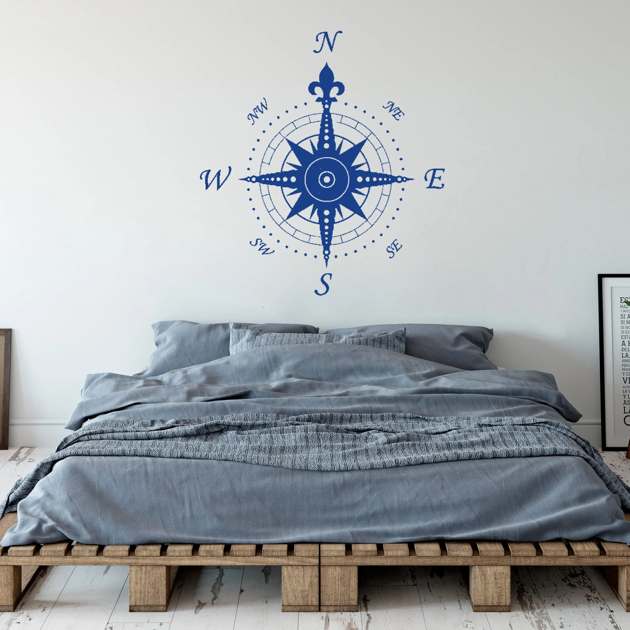 

Компасс Роза Патриот Виниловая наклейка для стен потолок и больше путешествий Настенная Наклейка морская тема Декор для спальни DW12575