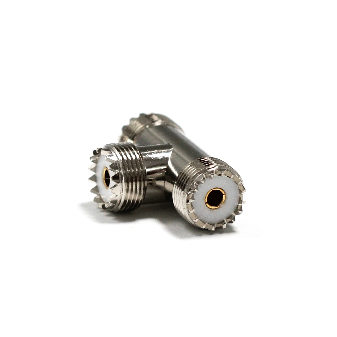 Переходник UHF Female switch 1 шт. 2 * гнездовой разъем RF Coax разветвитель T типа