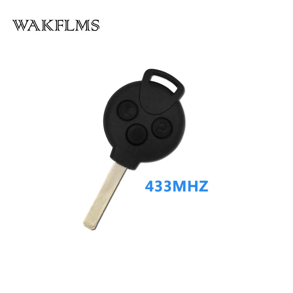 3 4-кнопочный дистанционный ключ 315 МГц 433 для BENZ Smart PCF7941 Chip KR55WK45144 No Mark | Автомобили