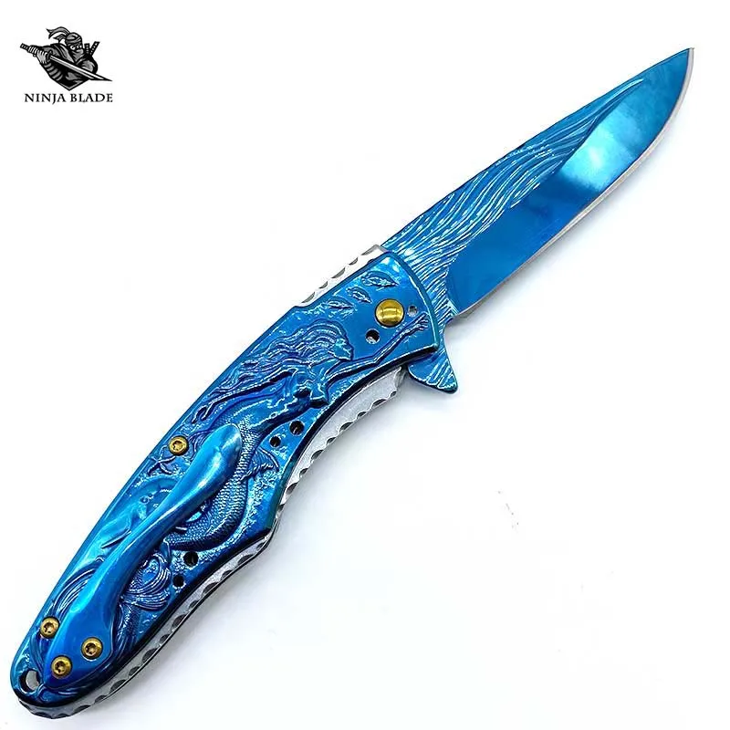 Складной нож-Русалка дочь морского Джека портативный карманный инструмент