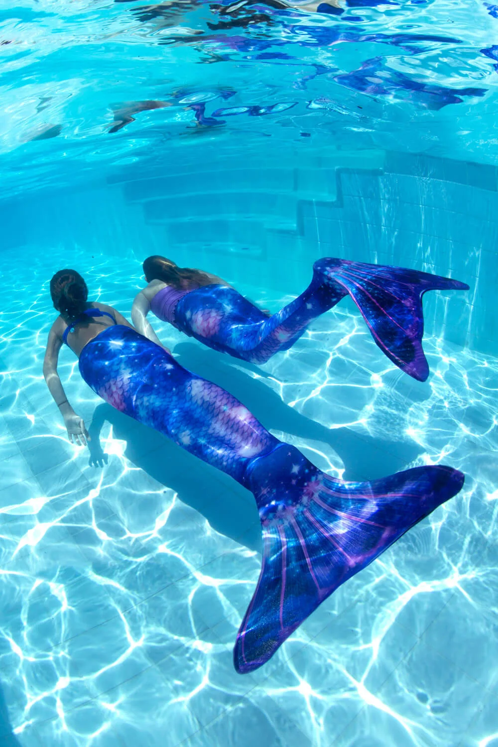 Детский и взрослый хвост русалки для девочек купальный костюм Шпилька волос