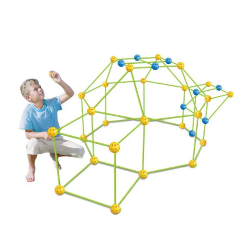 Детское здание крепость замок туннель палатка набор самостоятельной сборки для