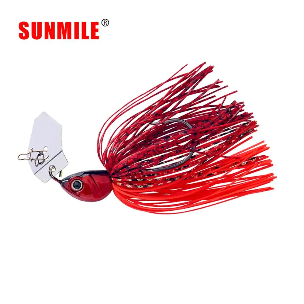 Рыбалка Chatterbait 16g джиг крючком SpinnerBaits приманка с крючок MUSTAD для бас щуки Тигр